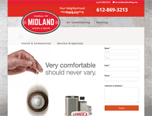 Tablet Screenshot of midlandhtg.com